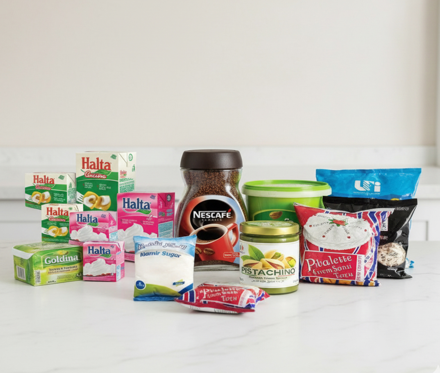 منتجات غذائية متنوعة